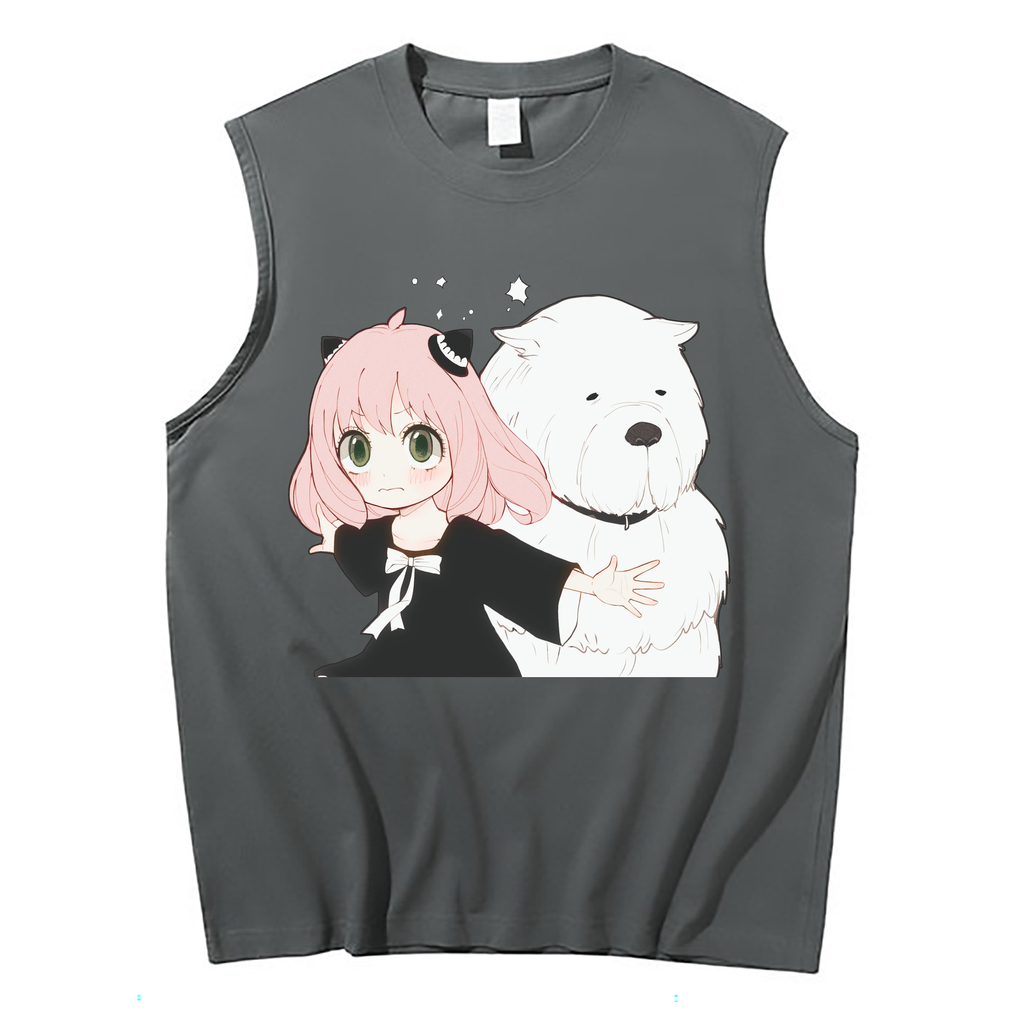 （画像用） SPY×FAMILY间谍家家酒 コットン100％タンクトップ（フロントプリント）